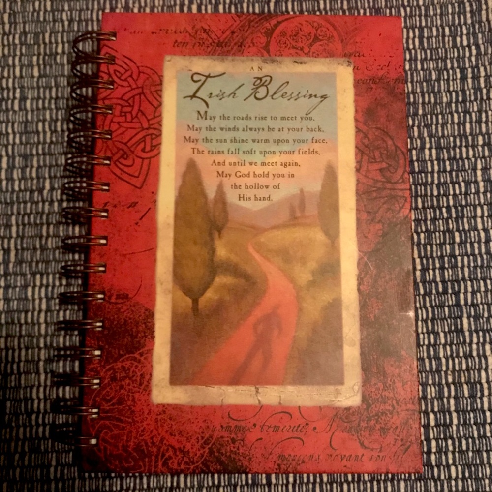 Irish blessing Celtic journal blank wide rule